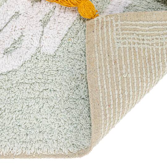 Hello Honey® Splish Splash Embroidered Cotton Blend Bath Mat with Tassels